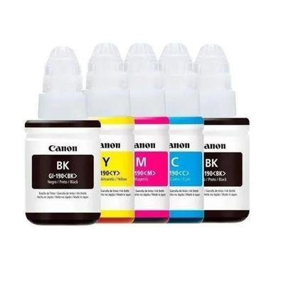 Kit 5 Refil Tinta G190 Bk, C, Y, M G4100, G3100