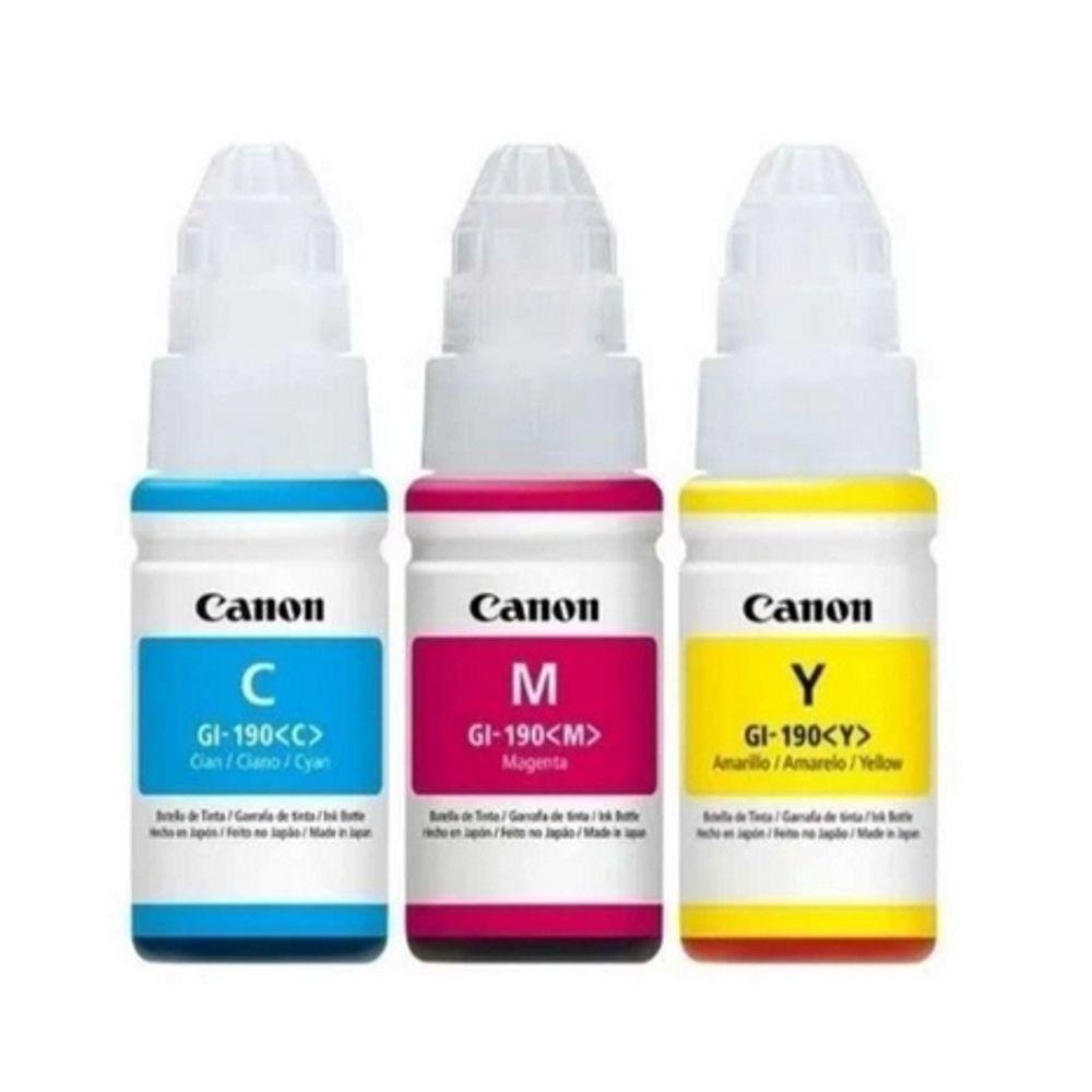 Imagem 3 de 5 do produto Kit 5 Refil Tinta G190 Bk, C, Y, M G4100, G3100