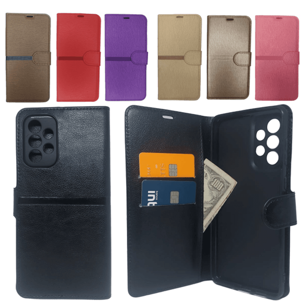 Imagem 2 de 4 do produto Capa Carteira, Para Samsung Galaxy A73 (tela De 6.7), Capinha Case Cor:vermelha