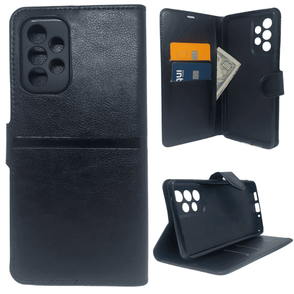 Imagem 3 de 4 do produto Capa Carteira, Para Samsung Galaxy A73 (tela De 6.7), Capinha Case Cor:vermelha