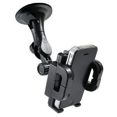 Suporte Celular Veicular Shop35, Articulado, Pressão De Vidro, Com Ventosa