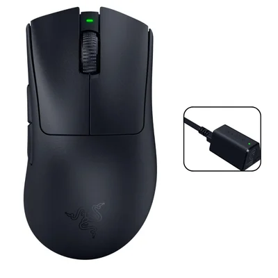 Mouse Razer Deathadder V3 Pro, 30.000 DPI, 1000 Hz, 5 Botões, Preto