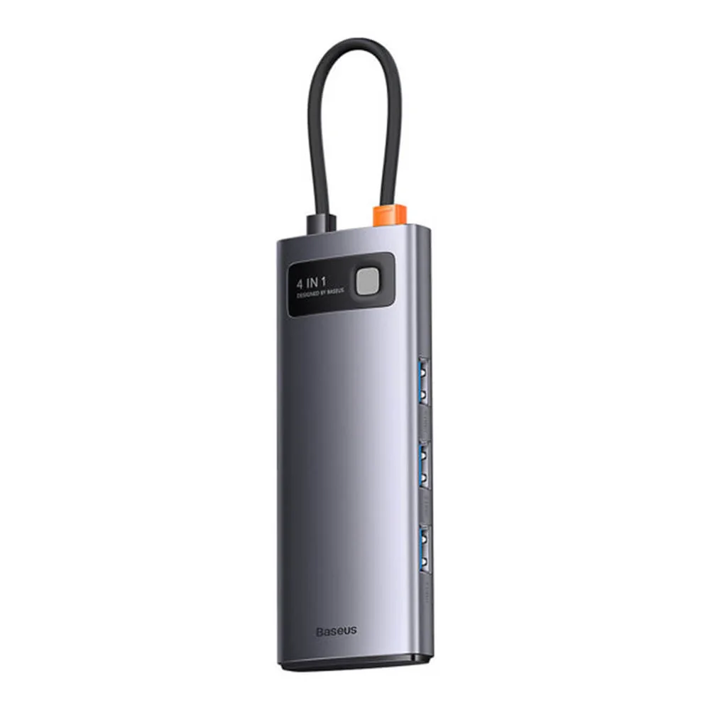 Imagem 2 de 5 do produto Adaptador Hub Baseus Starjoy, 4 Em 1, USB 3.0