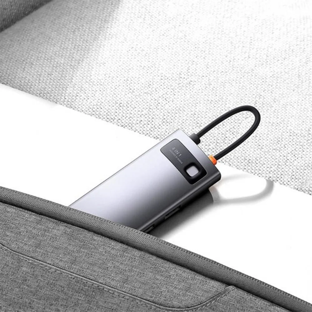 Imagem 4 de 5 do produto Adaptador Hub Baseus Starjoy, 4 Em 1, USB 3.0