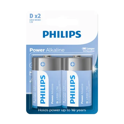 Bateria Philips Alcalina Lr20 - D Lr20p2b/59