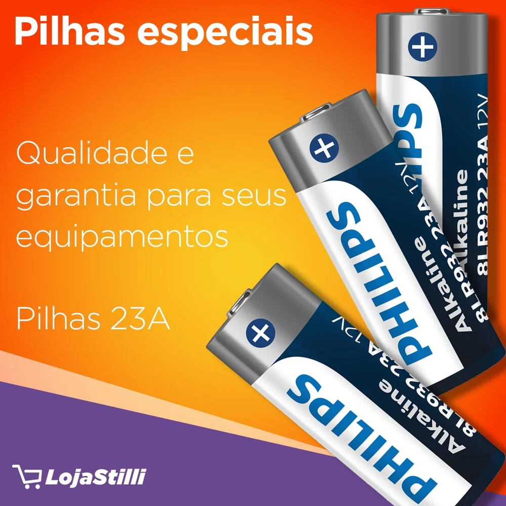 Imagem 2 de 5 do produto Bateria Philips Alcalina, Lr23, Cartela Com 5 Unidades, 8lr932p5b/59