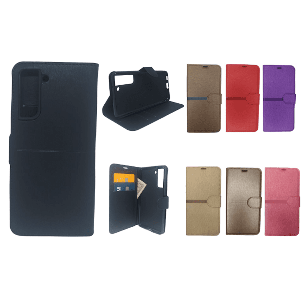 Imagem 2 de 3 do produto Capa Carteira Para Samsung Galaxy S21 Fe (tela De 6.4) - Rosa