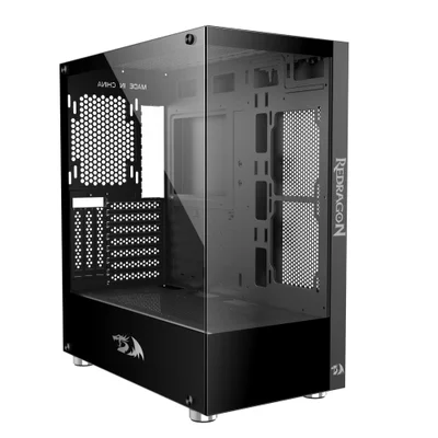 Gabinete Redragon Ca-601b, Mid Tower, Reflect, Lateral De Vidro, Preto