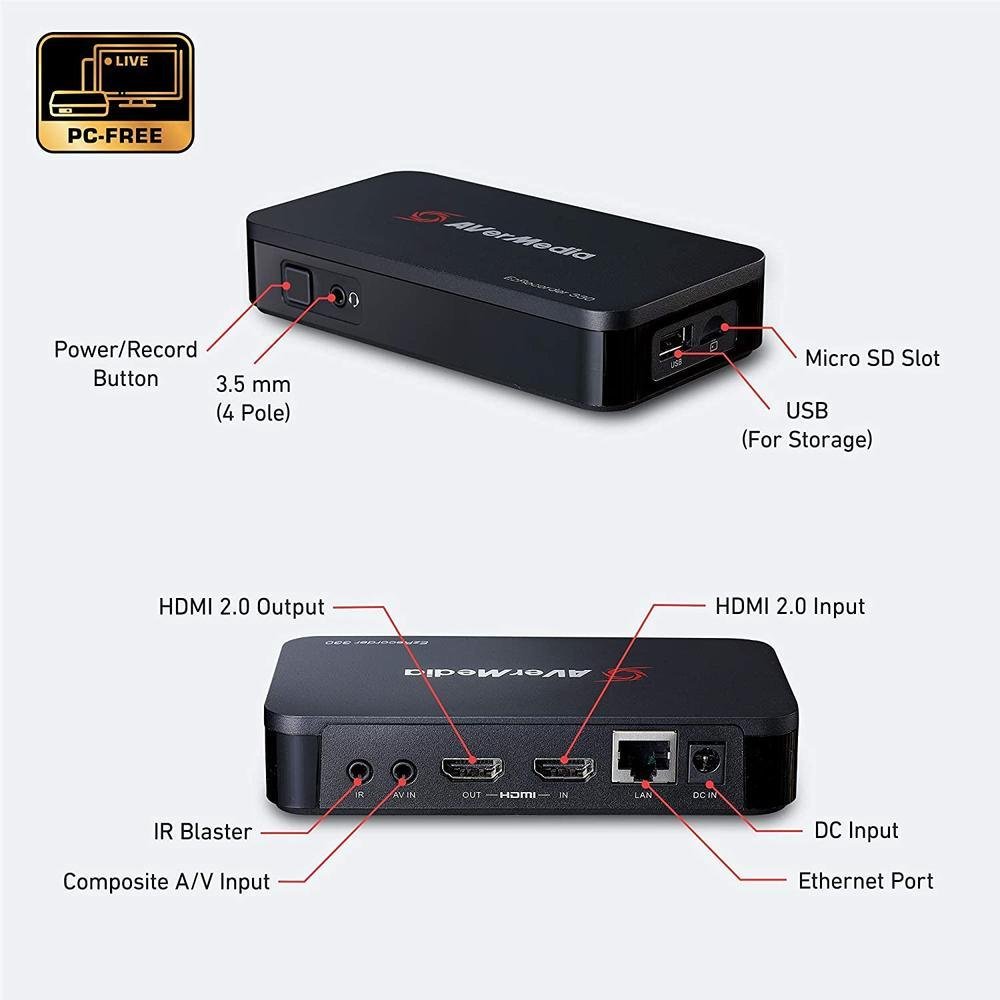 Avermedia Ezrecorder 330g4k Passthrough KaBuM