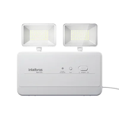 Bloco De Iluminação Intelbras Bla 2202, Autônomo, Com Bateria