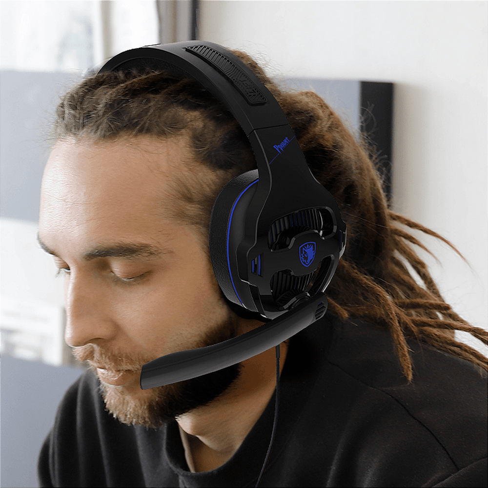 Imagem 3 de 5 do produto Headset Gamer Sades Ppower, Multifuncional, Celular, Pc, Xbox, Ps4, Ps5