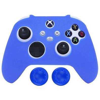 Capa Capinha Case Skin Para Controle De Xbox Series S X - Azul