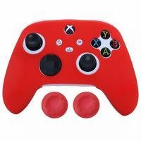 Capa Capinha Case Skin Para Controle De Xbox Series S X - Vermelho