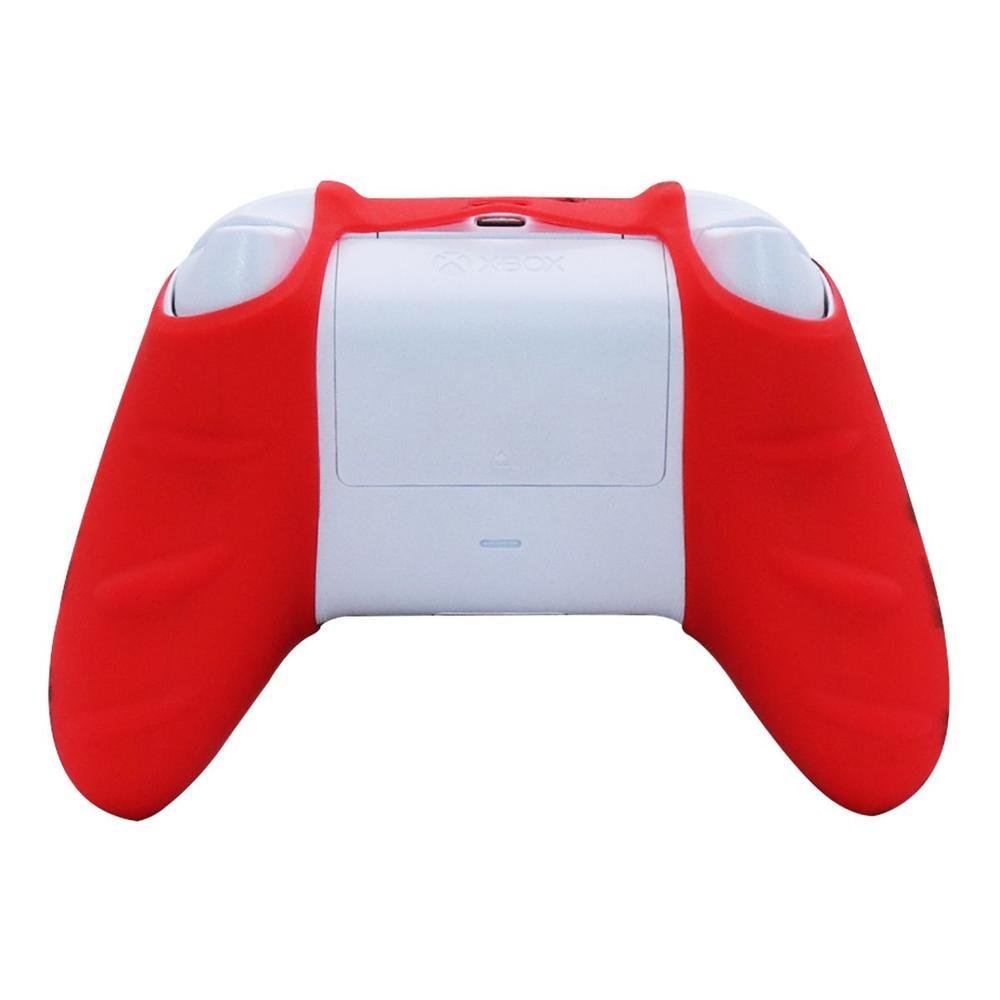 Capa Capinha Case Skin Para Controle De Xbox Series S X - Vermelho
