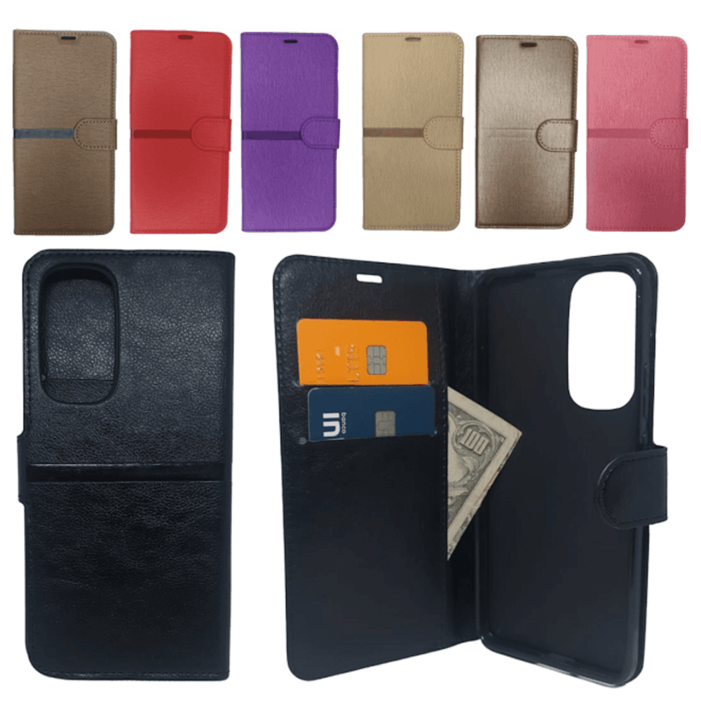 Imagem 3 de 3 do produto Capa Carteira Para Motorola Moto Edge 30 (tela De 6.5) - Azul Marinho