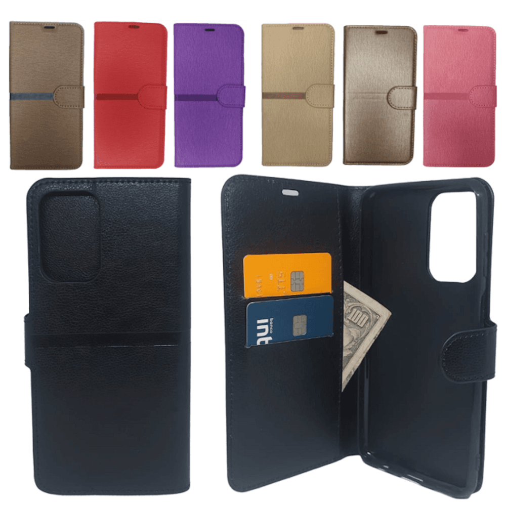 Imagem 2 de 3 do produto Capa Carteira Para Samsung A23 (tela De 6.6) - Rosa