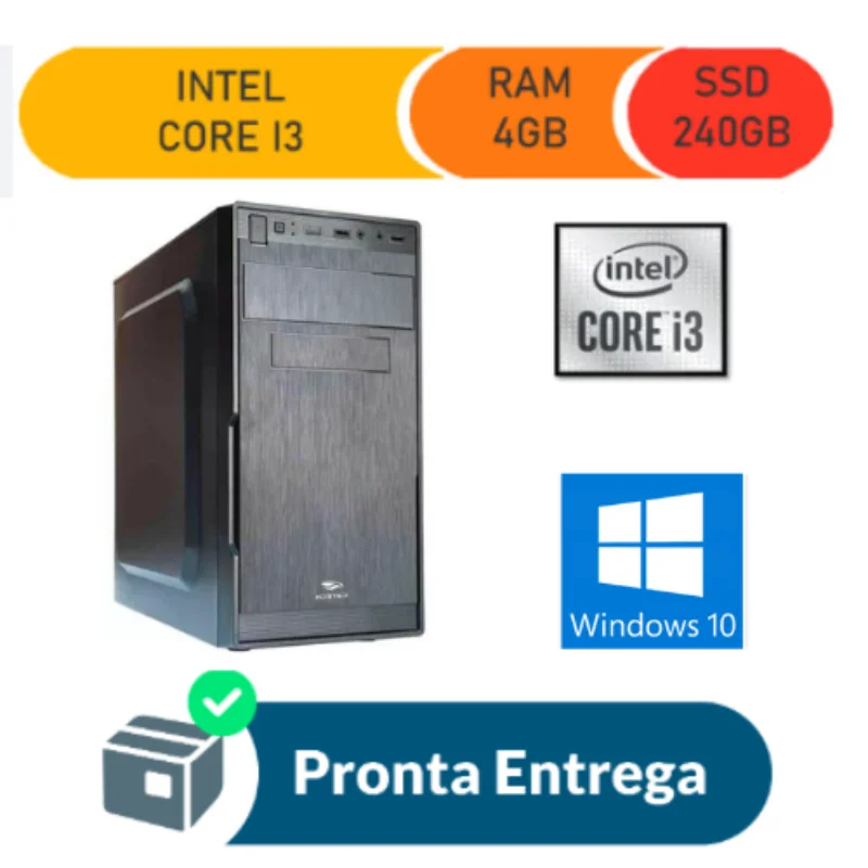 Imagem 2 de 3 do produto Computador C3Tech, Intel Core I3, 4GB RAM, SSD 240GB
