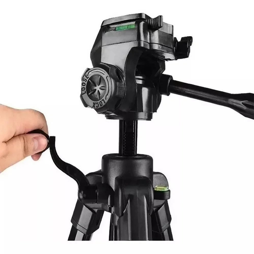 Imagem 2 de 5 do produto Tripé Universal Câmera Fotográfico, Profissional, 1.80M - Shop35