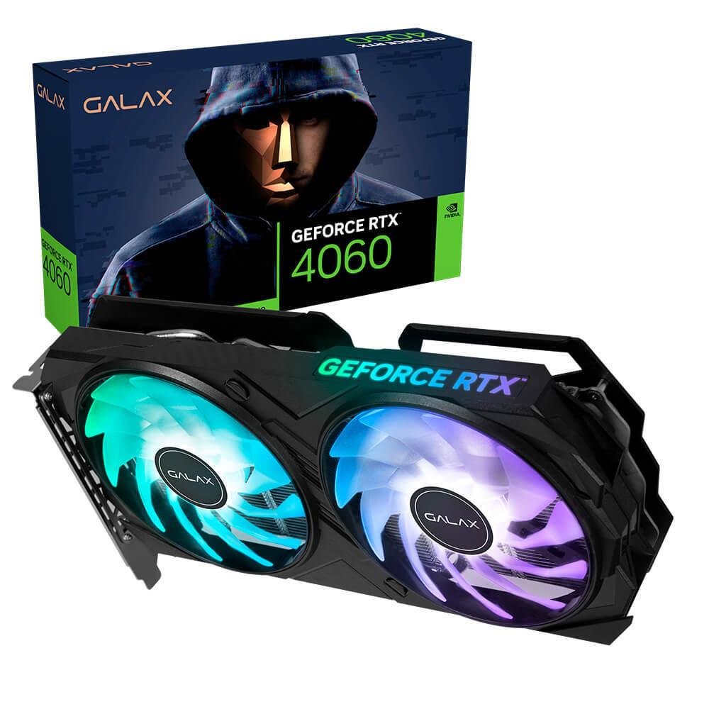 Placa de Vídeo Galax Rtx 4060 8gb Ddr6 46nsl8md8mex