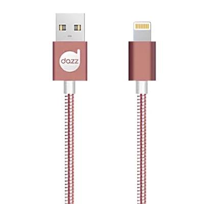Cabo Lightning Para Iphone Dazz 6013777, Metal Rosa