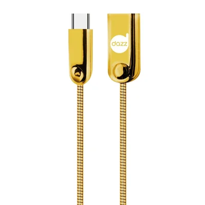 Cabo USB-C Dazz 6013820 - Metal Dourado