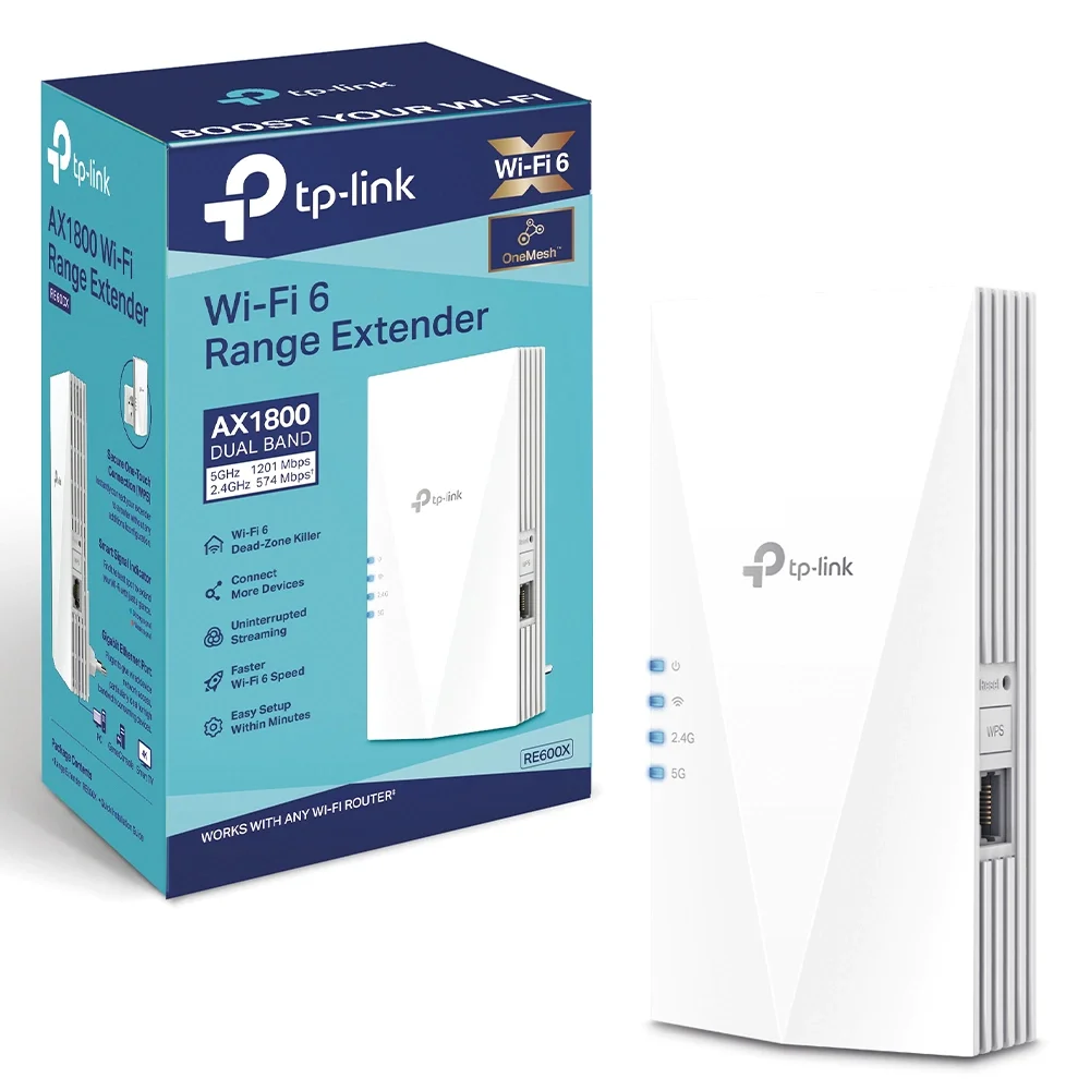 TECNICA　-DRAGON 100- Extenso TpLink Re600x WiFi 6 Ax1800 KaBuM