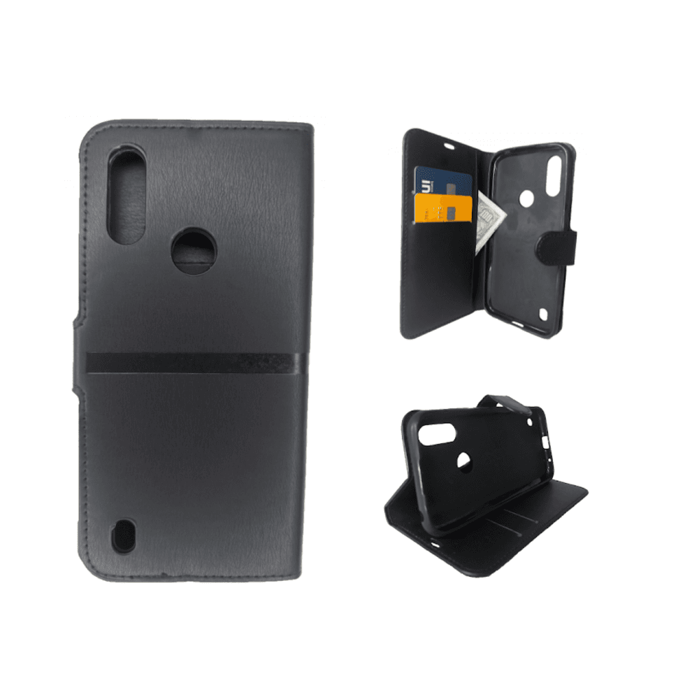 Imagem 3 de 4 do produto Capa Carteira Para Motorola E6 I E6i / E6s E6 S(tela De 6.1) - Preta