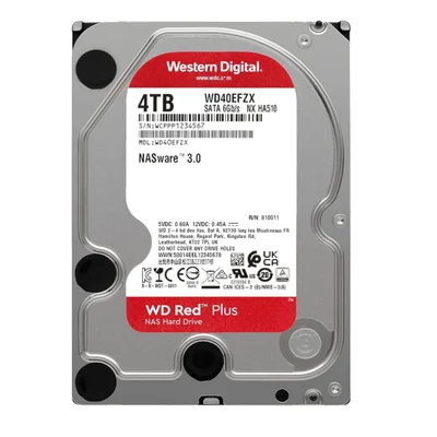 WD Red Plus 3.5インチ HDD WD40EFPX 5本 Produtos com até 15 OFF no PIX KaBuM