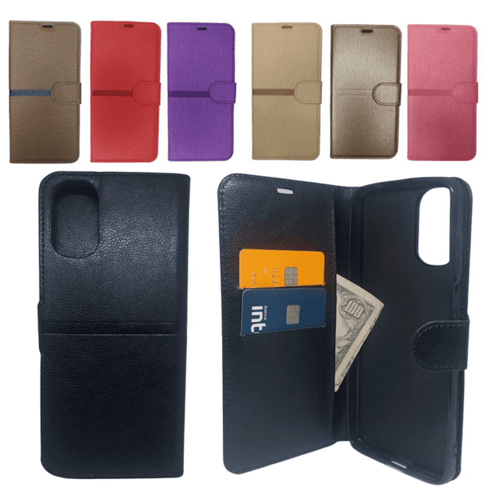 Imagem 3 de 3 do produto Capa Carteira Para Motorola Moto G22 (tela De 6.5) - Vermelha