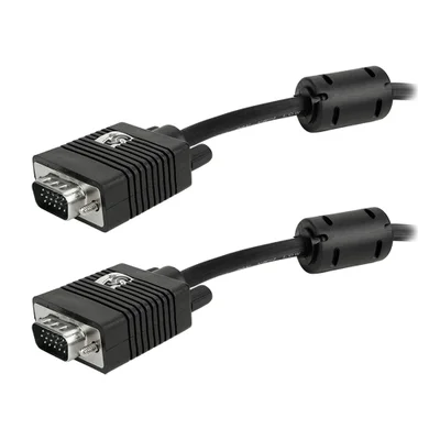Cabo VGA Macho + VGA Macho Chip Sce, Com Filtro, 1,5 Metro, Preto - 018-9571