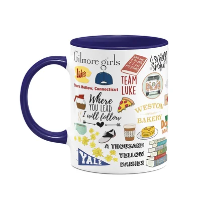 Caneca Icons Moments - Gilmore Gilrs - B-blue Navy, 325ml