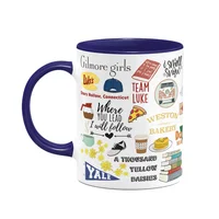 Caneca Icons Moments - Gilmore Gilrs - B-blue Navy, 325ml