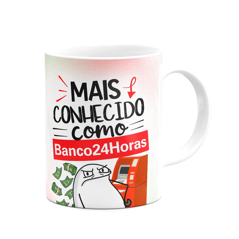 Imagem 3 de 3 do produto Caneca Flork Pais - Mais Conhecido Como Banco 24 Horas, 325ml
