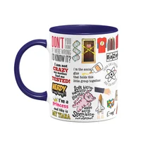 Caneca Icons Moments - The Big Bang Theory - B-blue Navy, 325ml