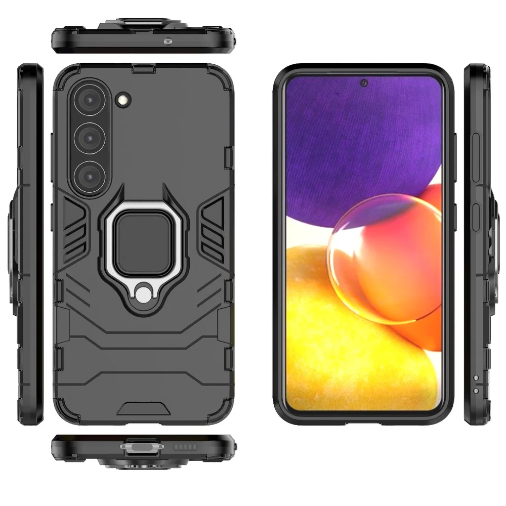 Imagem 3 de 5 do produto Capa Case Protetora Chroma Tech, Para Samsung Galaxy S23 Plus, Resistente E Anti Impacto, Armadura Militar, Preto