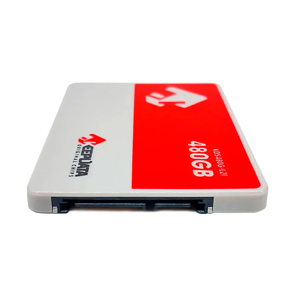 Imagem 4 de 5 do produto SSD Keepdata 480GB,  Kds480g-l21, 500 Mb/s De Leitura - Prata/Vermelho