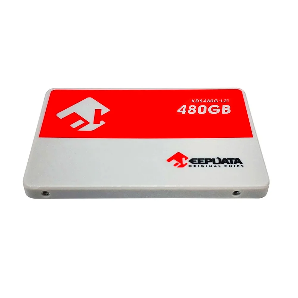 Imagem 5 de 5 do produto SSD Keepdata 480GB,  Kds480g-l21, 500 Mb/s De Leitura - Prata/Vermelho