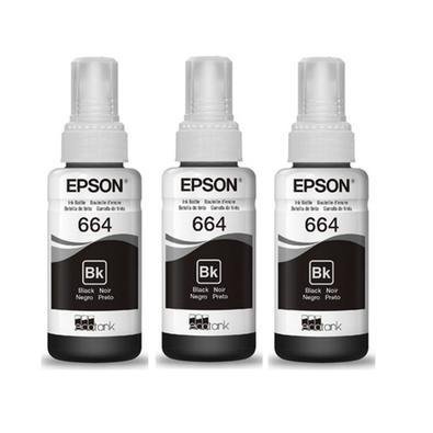 Kit 3 Refil Epson Para L375, L455, L110, L375