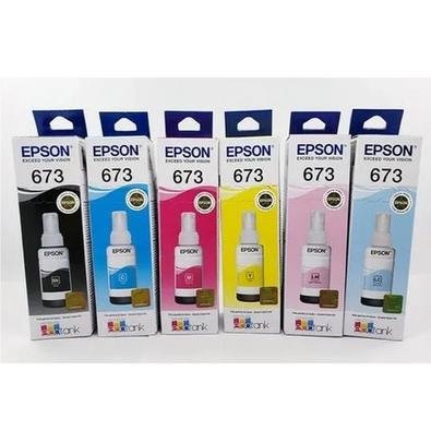 Kit 6 Frascos Epson T673, L800, L810, L805