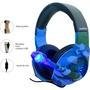 Headset Gamer, Fone Com Adaptador Para Pc E Games