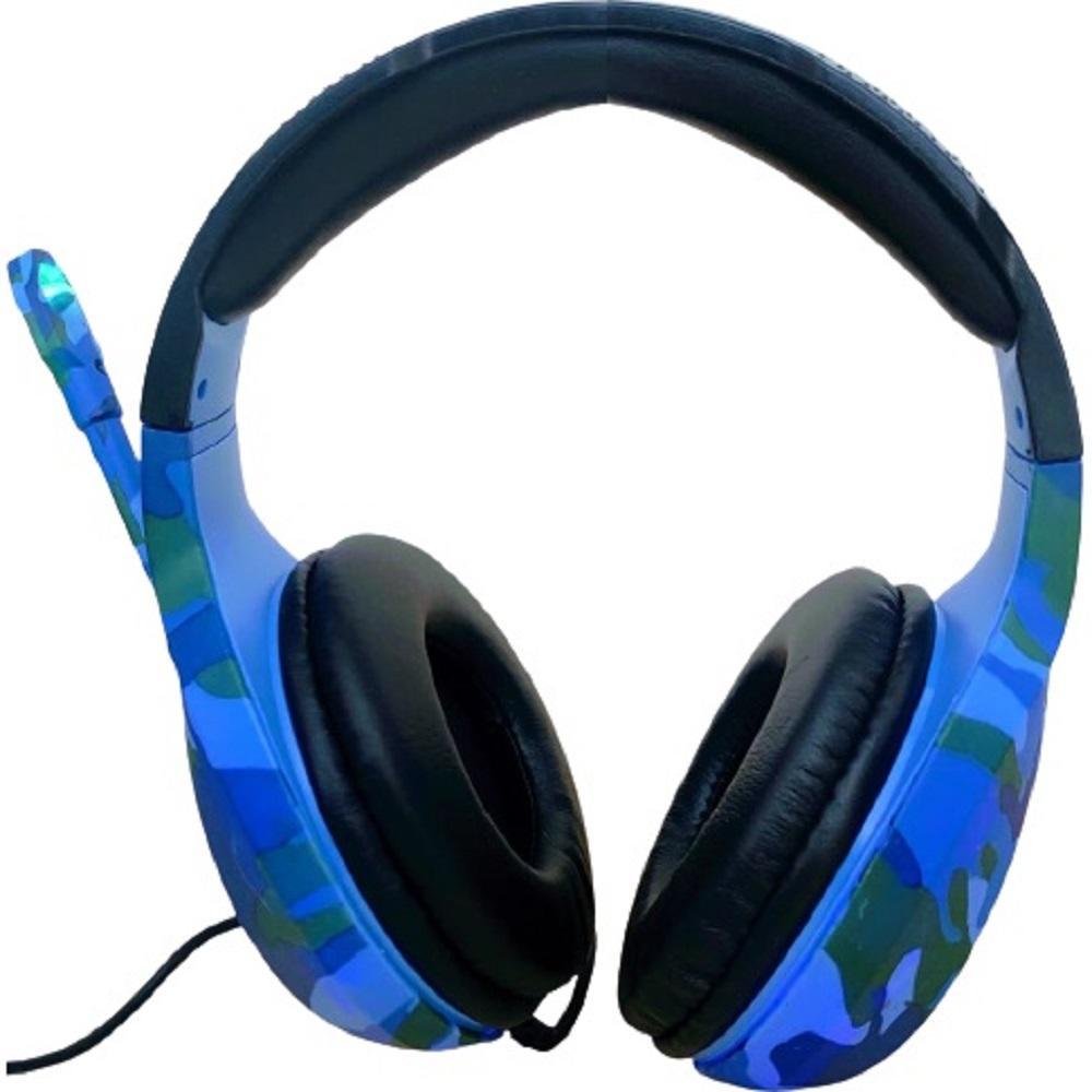 Headset Gamer, Fone Com Adaptador Para Pc E Games