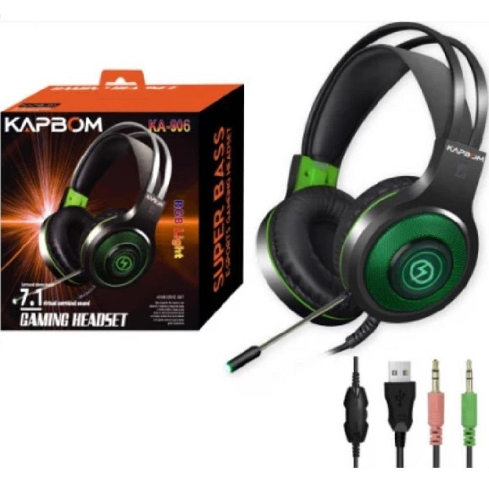 Imagem 5 de 5 do produto Headset Gamer Com Adaptador Para Pc E Games