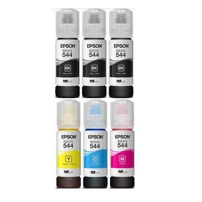 Kit 6 Refil De Tinta Epson T544, L3110