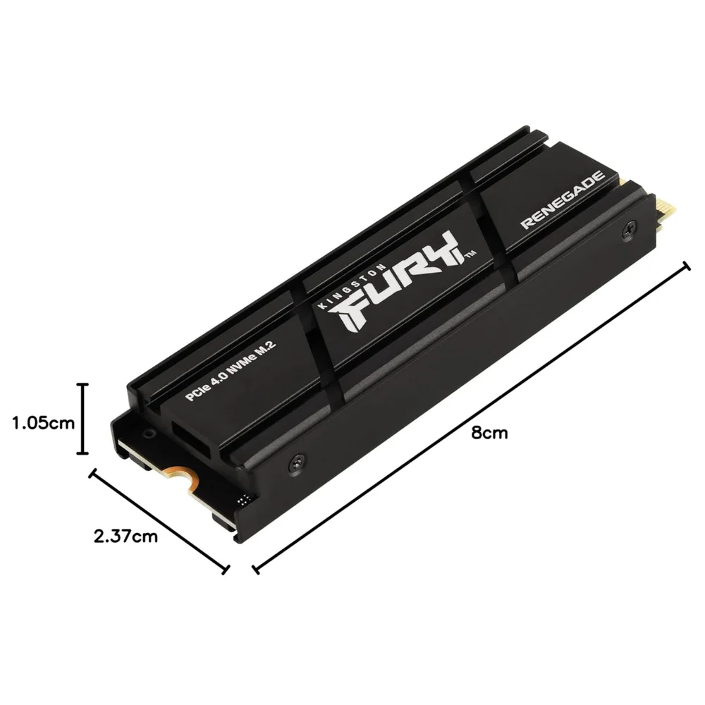 Imagem 5 de 5 do produto HD SSD M.2 Kingston Fury Renegade, 2TB, Pci-e 4.0x4, Dissipador - Sfyrdk/2000g 5815
