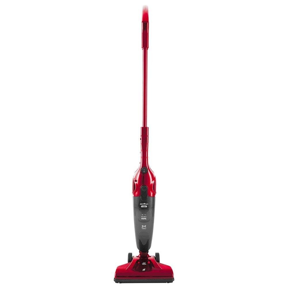Aspirador De Pó Vertical Britânia Bas1290v, 1 Litro, 1250w, 2 Em 1, 220V, Vermelho