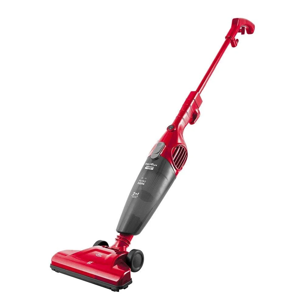 Imagem 3 de 5 do produto Aspirador De Pó Vertical Britânia Bas1290v, 1 Litro, 1250w, 2 Em 1, Vermelho