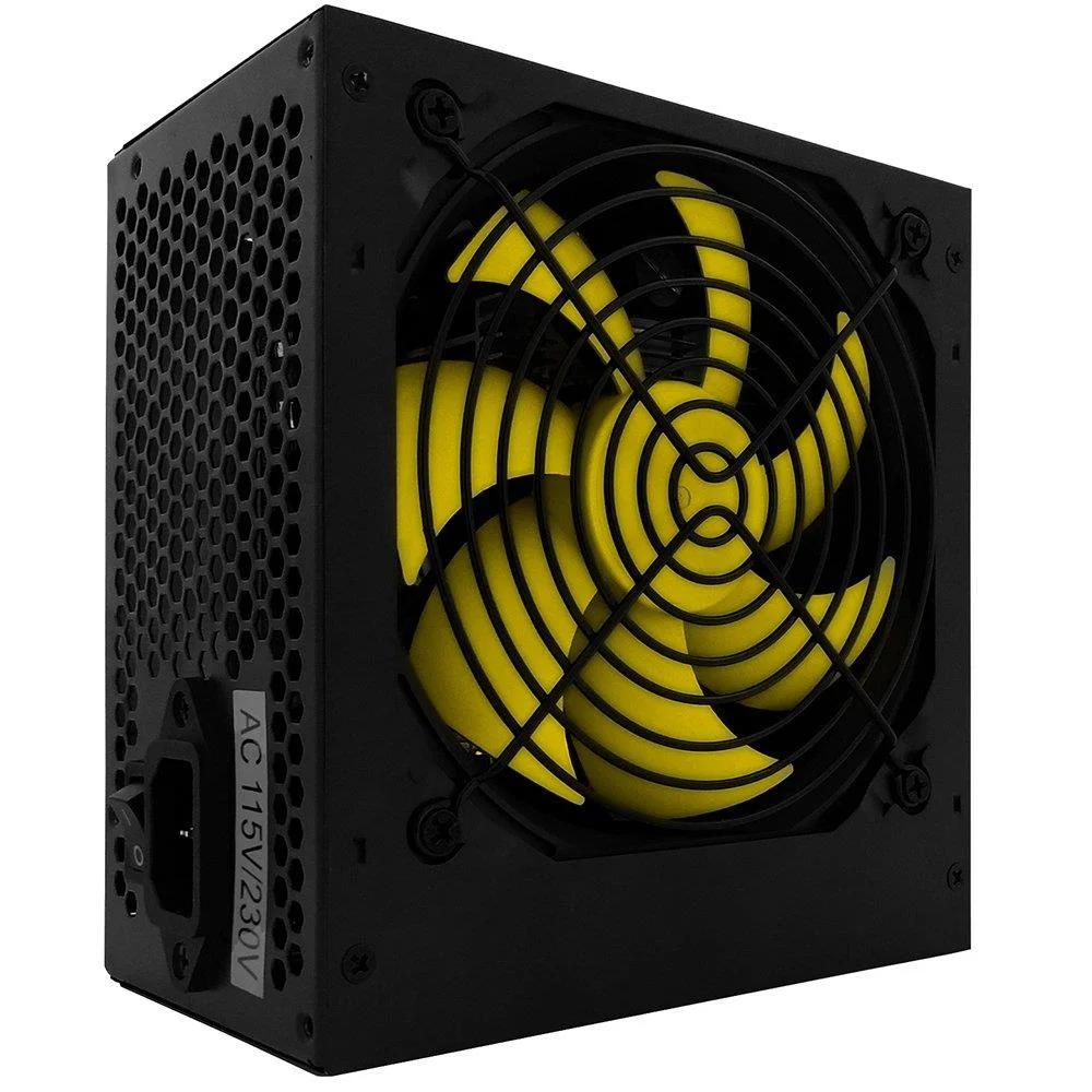 Imagem 2 de 3 do produto Fonte Automática Brx ATX, 650w, Preto/amarelo