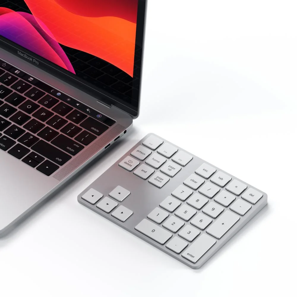 Imagem 3 de 5 do produto Teclado Numerico, Sem Fio Satechi St-xlabks,Prata