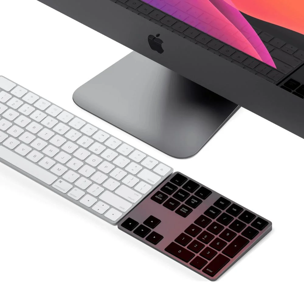 Imagem 3 de 5 do produto Teclado Numerico Sem Fio Satechi St-xlabkm,Cinza