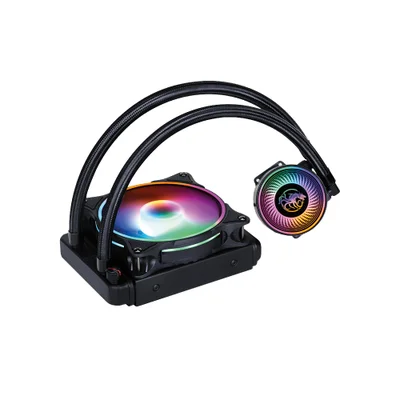 Water Cooler 120mm Draxen Halo Albard RGB P/ Cpu Intel, AMD- ARGB
